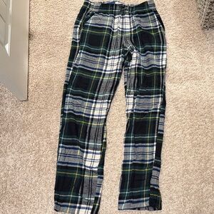 Old Navy Blue and Green Plaid Pants